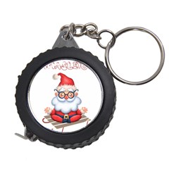 Santa Glasses Yoga Chill Vibe Measuring Tape