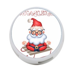 Santa Glasses Yoga Chill Vibe 4-port Usb Hub (two Sides)