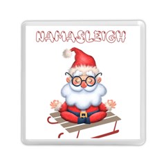 Santa Glasses Yoga Chill Vibe Memory Card Reader (square)