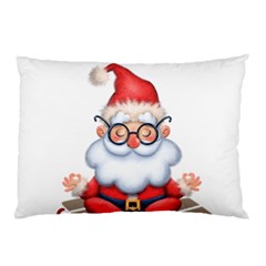 Santa Glasses Yoga Chill Vibe Pillow Case (two Sides)