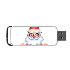 Santa Glasses Yoga Chill Vibe Portable Usb Flash (one Side)