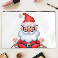 Santa Glasses Yoga Chill Vibe Cosmetic Bag (xxl)