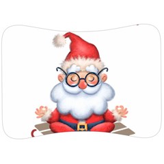 Santa Glasses Yoga Chill Vibe Velour Seat Head Rest Cushion