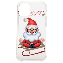 Santa Glasses Yoga Chill Vibe Iphone 12 Mini Tpu Uv Print Case	