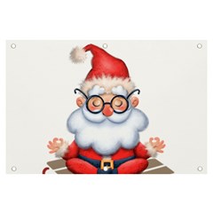 Santa Glasses Yoga Chill Vibe Banner And Sign 6  X 4 