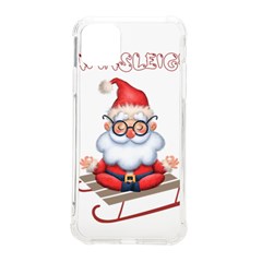 Santa Glasses Yoga Chill Vibe Iphone 11 Pro Max 6 5 Inch Tpu Uv Print Case by Sarkoni