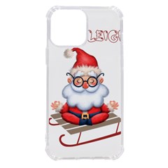 Santa Glasses Yoga Chill Vibe Iphone 13 Pro Max Tpu Uv Print Case