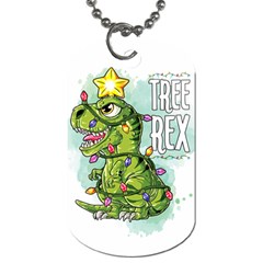 Dinosaur T-rex Dino Tyrannasaurus Dog Tag (one Side) by Sarkoni