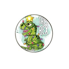 Dinosaur T-rex Dino Tyrannasaurus Hat Clip Ball Marker (4 Pack) by Sarkoni