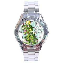 Dinosaur T-rex Dino Tyrannasaurus Stainless Steel Analogue Watch