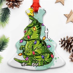 Dinosaur T-rex Dino Tyrannasaurus Christmas Tree Ornament (two Sides)