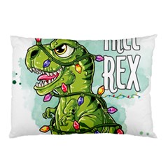 Dinosaur T-rex Dino Tyrannasaurus Pillow Case (two Sides) by Sarkoni