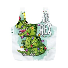 Dinosaur T-rex Dino Tyrannasaurus Full Print Recycle Bag (m) by Sarkoni