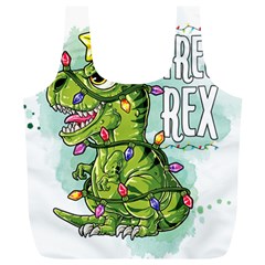 Dinosaur T-rex Dino Tyrannasaurus Full Print Recycle Bag (xl) by Sarkoni