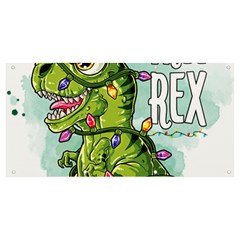 Dinosaur T-rex Dino Tyrannasaurus Banner And Sign 8  X 4  by Sarkoni