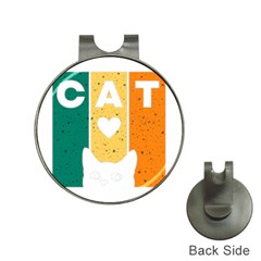 Cat Kitten Pet Animal Feline Cat Hat Clips With Golf Markers by Sarkoni