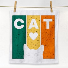 Cat Kitten Pet Animal Feline Cat Face Towel by Sarkoni