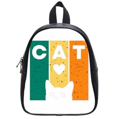 Cat Kitten Pet Animal Feline Cat School Bag (small) by Sarkoni