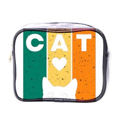 Cat Kitten Pet Animal Feline Cat Mini Toiletries Bag (one Side) by Sarkoni