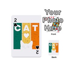 Cat Kitten Pet Animal Feline Cat Playing Cards 54 Designs (mini)