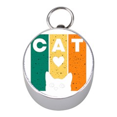 Cat Kitten Pet Animal Feline Cat Mini Silver Compasses by Sarkoni