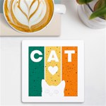 Cat Kitten Pet Animal Feline Cat UV Print Square Tile Coaster  Front