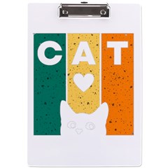 Cat Kitten Pet Animal Feline Cat A4 Acrylic Clipboard by Sarkoni