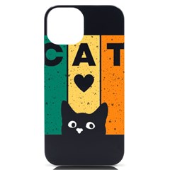 Cat Kitten Pet Animal Feline Cat Iphone 14 Black Uv Print Case by Sarkoni