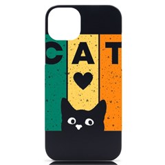 Cat Kitten Pet Animal Feline Cat Iphone 14 Plus Black Uv Print Case by Sarkoni