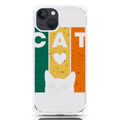 Cat Kitten Pet Animal Feline Cat Iphone 13 Tpu Uv Print Case by Sarkoni