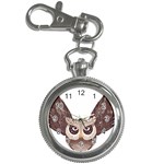 Owl Bird Feathers Key Chain Watches Front