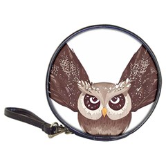 Owl Bird Feathers Classic 20-cd Wallets by Sarkoni