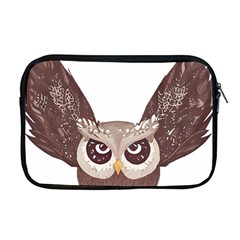 Owl Bird Feathers Apple Macbook Pro 17  Zipper Case by Sarkoni