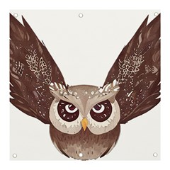 Owl Bird Feathers Banner And Sign 3  X 3 