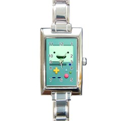 Bmo Adventure Time Rectangle Italian Charm Watch by Bedest