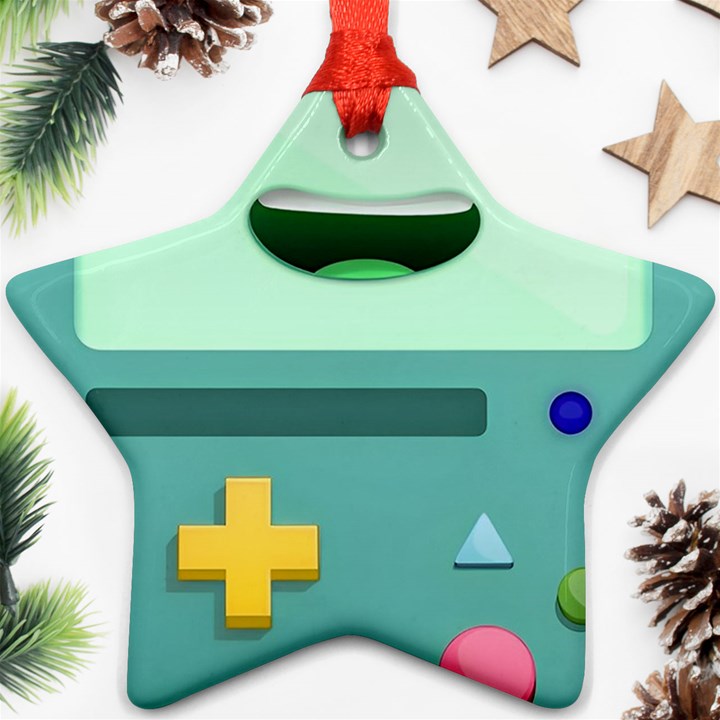 Bmo Adventure Time Star Ornament (Two Sides)