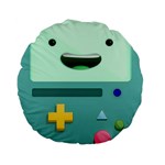 Bmo Adventure Time Standard 15  Premium Flano Round Cushions Front