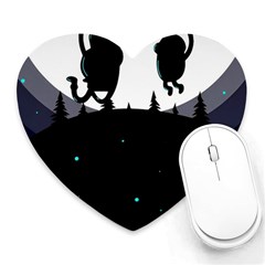 Cartoon  Adventure Time Heart Mousepad by Bedest