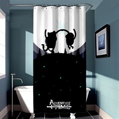 Cartoon  Adventure Time Shower Curtain 36  X 72  (stall)  by Bedest