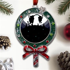 Cartoon  Adventure Time Metal X mas Lollipop With Crystal Ornament by Bedest