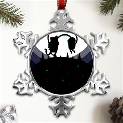 Cartoon  Adventure Time Metal Small Snowflake Ornament by Bedest