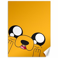 Adventure Time Cartoon Face Funny Happy Toon Canvas 36  X 48  by Bedest