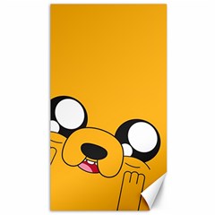 Adventure Time Cartoon Face Funny Happy Toon Canvas 40  X 72  by Bedest