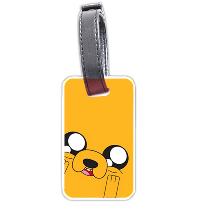 Adventure Time Cartoon Face Funny Happy Toon Luggage Tag (one side)