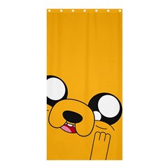 Adventure Time Cartoon Face Funny Happy Toon Shower Curtain 36  X 72  (stall)  by Bedest