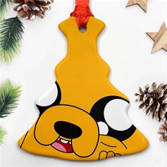 Adventure Time Cartoon Face Funny Happy Toon Christmas Tree Ornament (two Sides) by Bedest