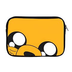 Adventure Time Cartoon Face Funny Happy Toon Apple Macbook Pro 17  Zipper Case by Bedest