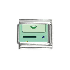 Adventure Time Bmo Beemo Green Italian Charm (9mm) by Bedest