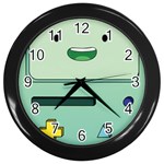 Adventure Time Bmo Beemo Green Wall Clock (Black) Front