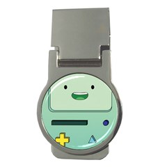 Adventure Time Bmo Beemo Green Money Clips (round)  by Bedest